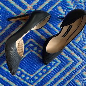 French Connection Black Pumps